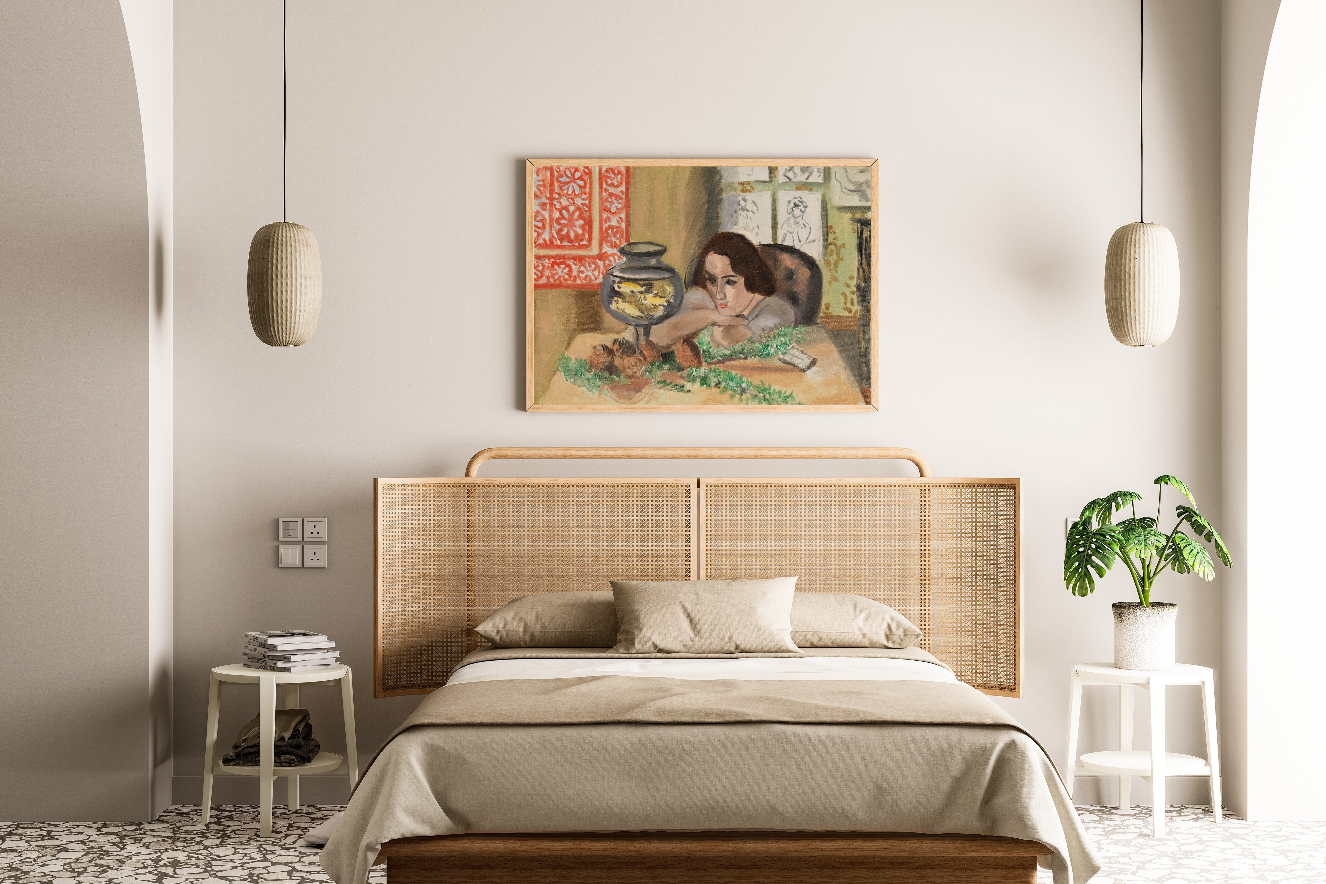 Henri Matisse — Young Woman before an Aquarium | Fine Art Print